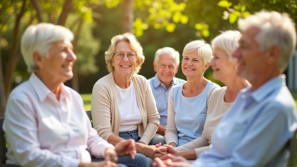Group of active seniors enjoying time together outdoors in Portugal